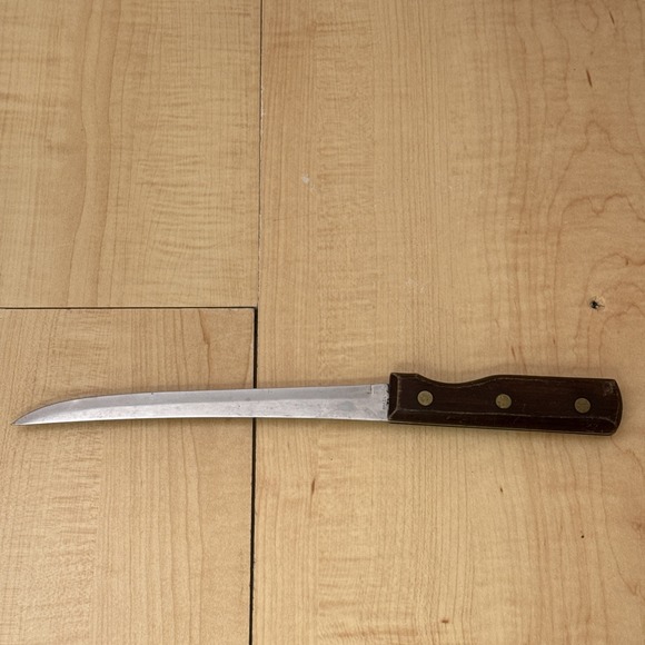 Vintage Washington Forge Yorktowne Fillet Boning Knife Brazil Wood Handle 12.25" - Picture 7 of 11